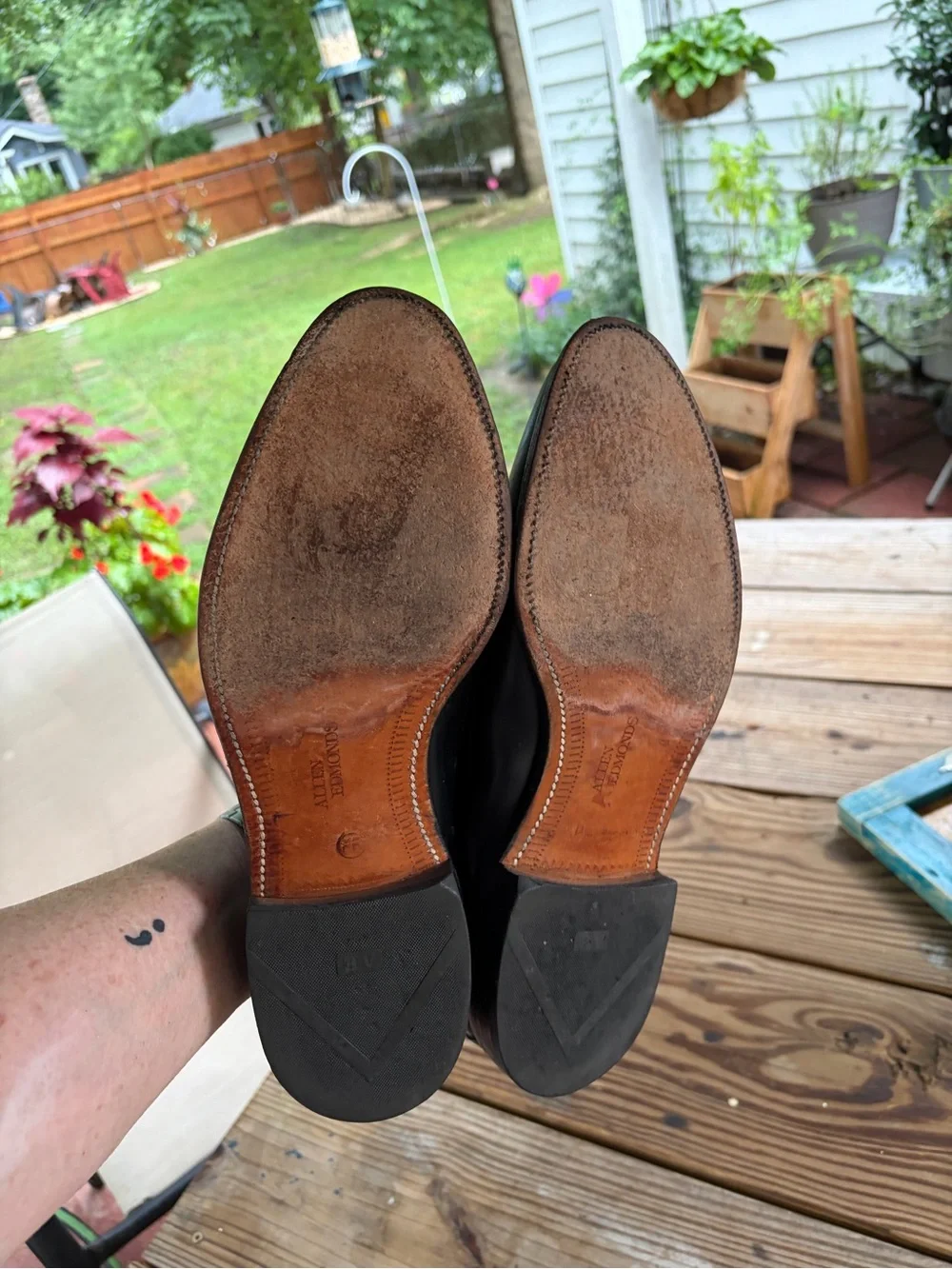 Allen Edmonds Arlington Mens 10D Black Leather Wingtip Tassel Kiltie Loafers USA